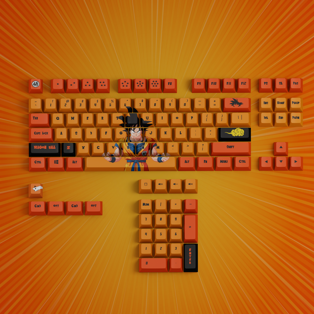 Super Saiyan - Anime Keycaps set