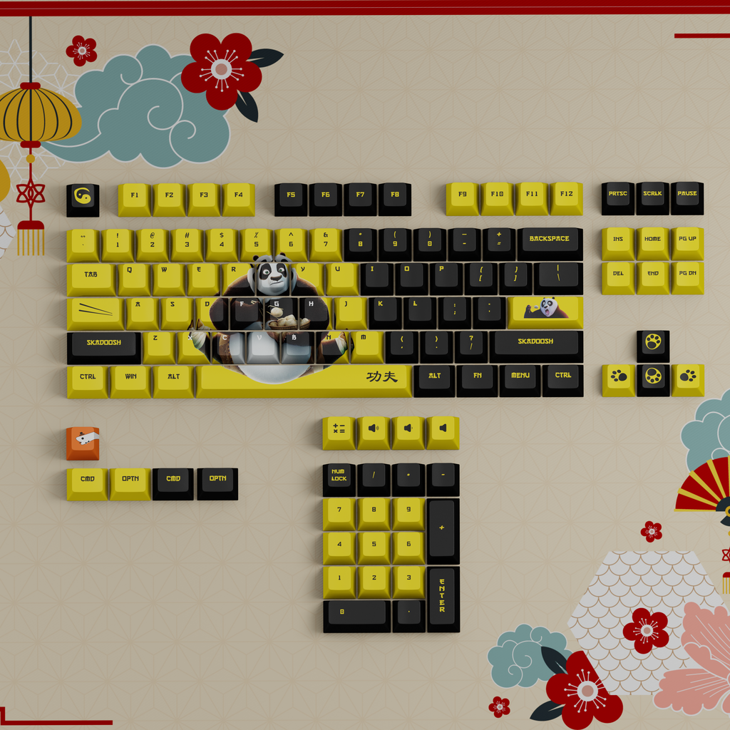 The Dragon warrior - Custom Keycaps set