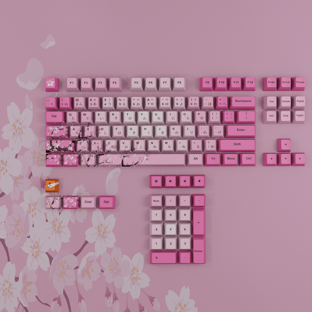 Cherry Blossom - Custom Keycaps set