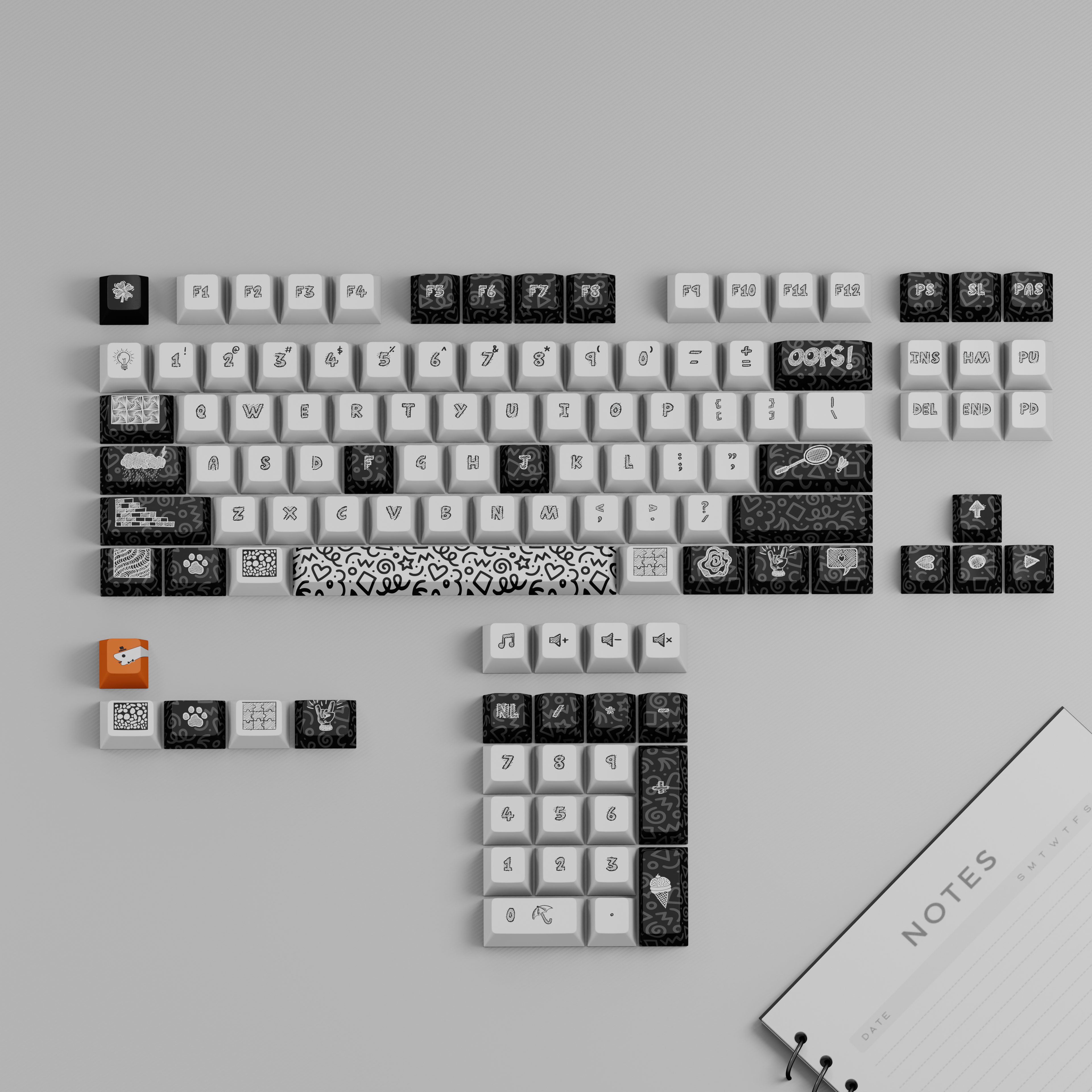 Something Sketchy - Custom Keycaps set