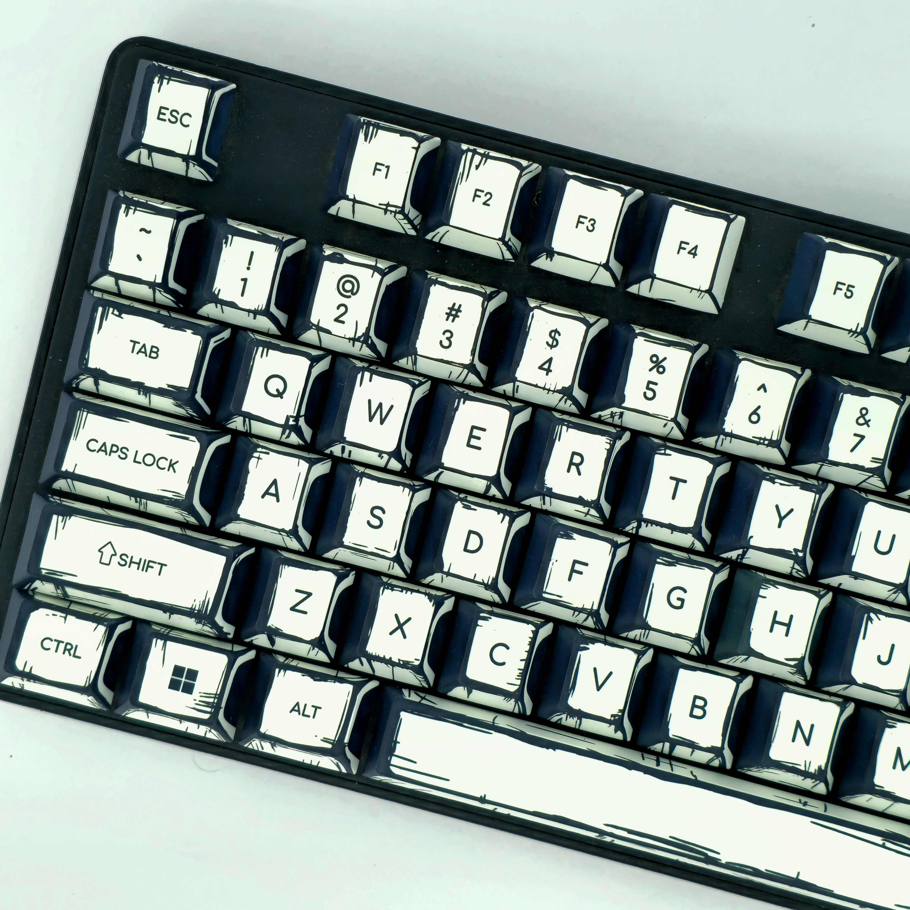 Comic Sketch - Custom Keycaps set