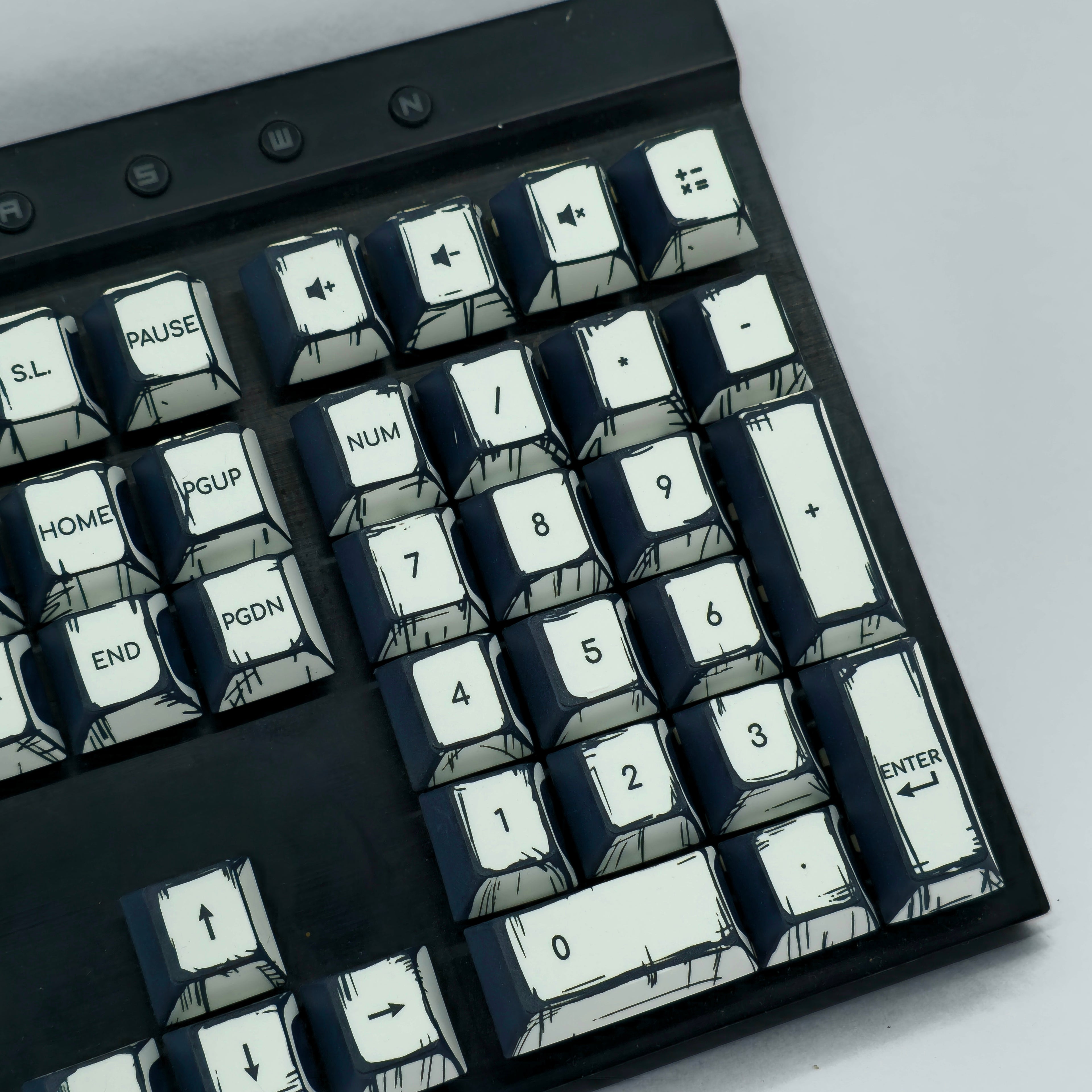 Comic Sketch - Custom Keycaps set