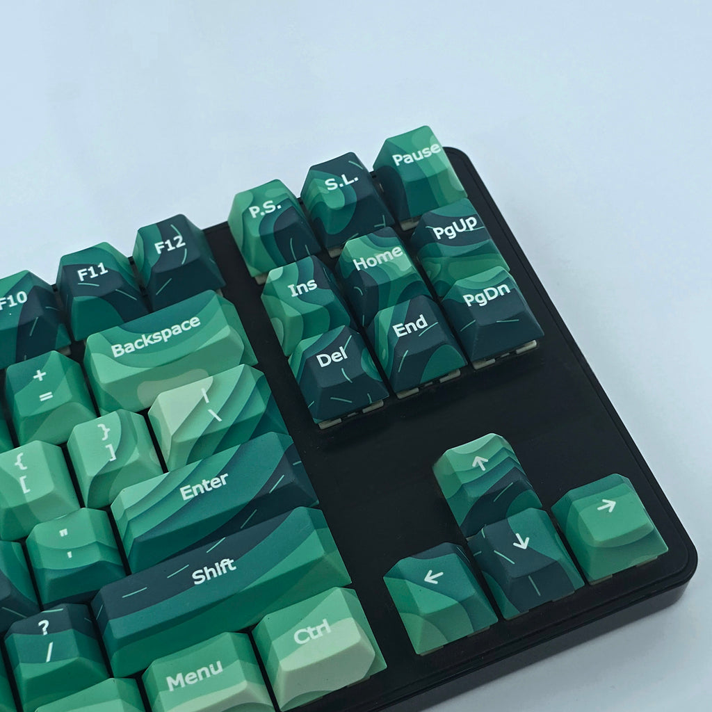 Emerald Valley - Custom Keycaps set