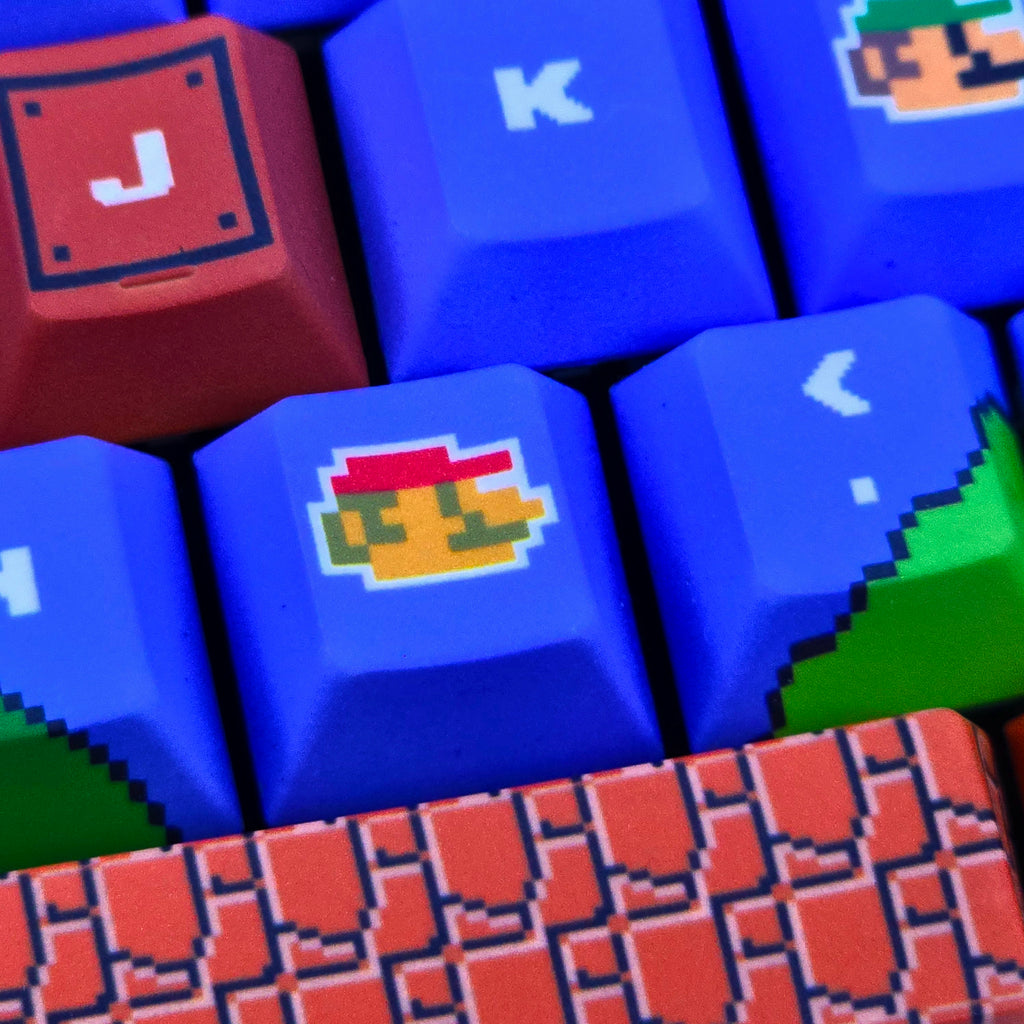 8-Bit Hero - Retro gaming keycaps set