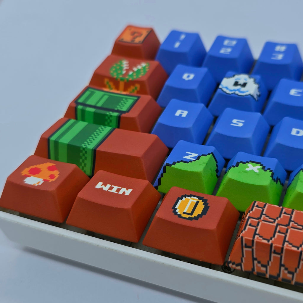 8-Bit Hero - Retro gaming keycaps set