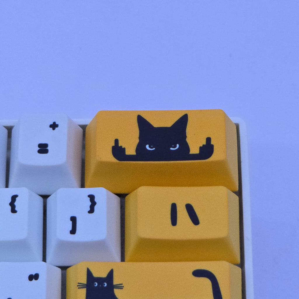 Meow Meow Keyboard - Cat keycaps set