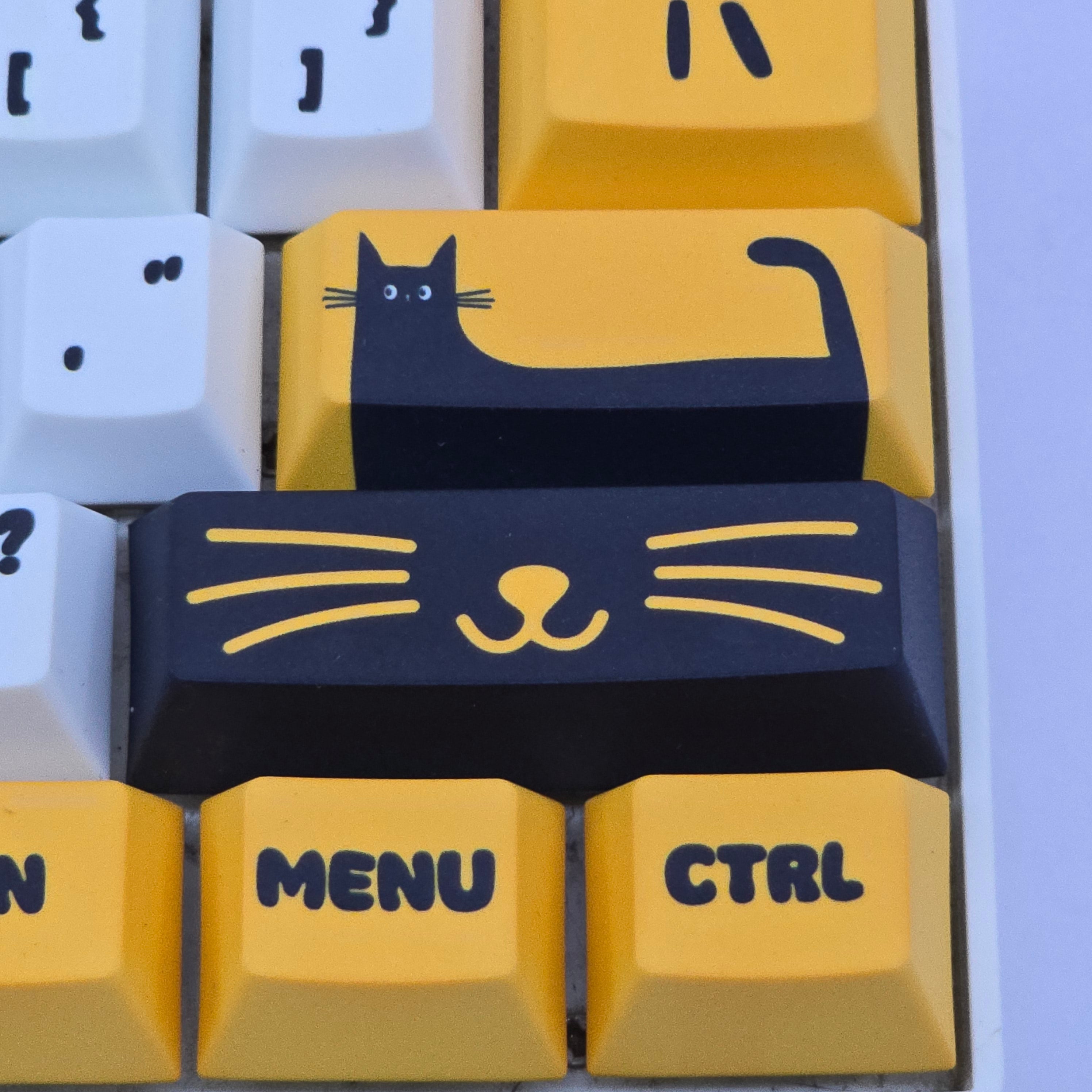 Meow Meow Keyboard - Cat keycaps set