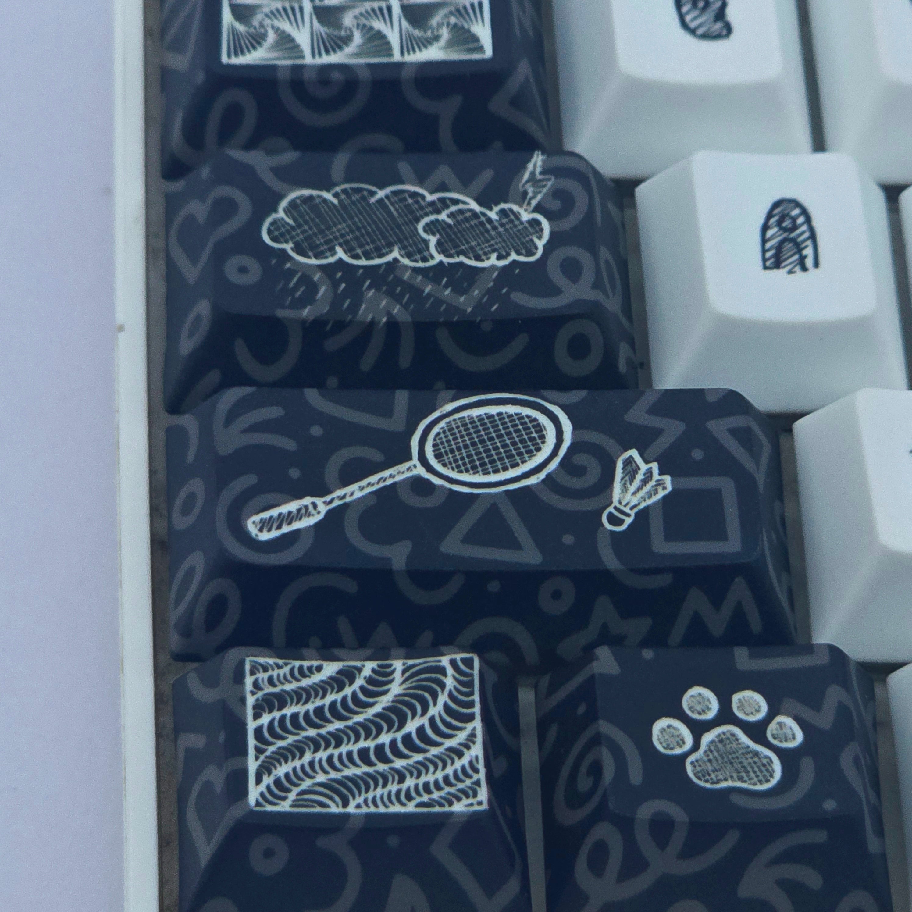 Something Sketchy - Custom Keycaps set