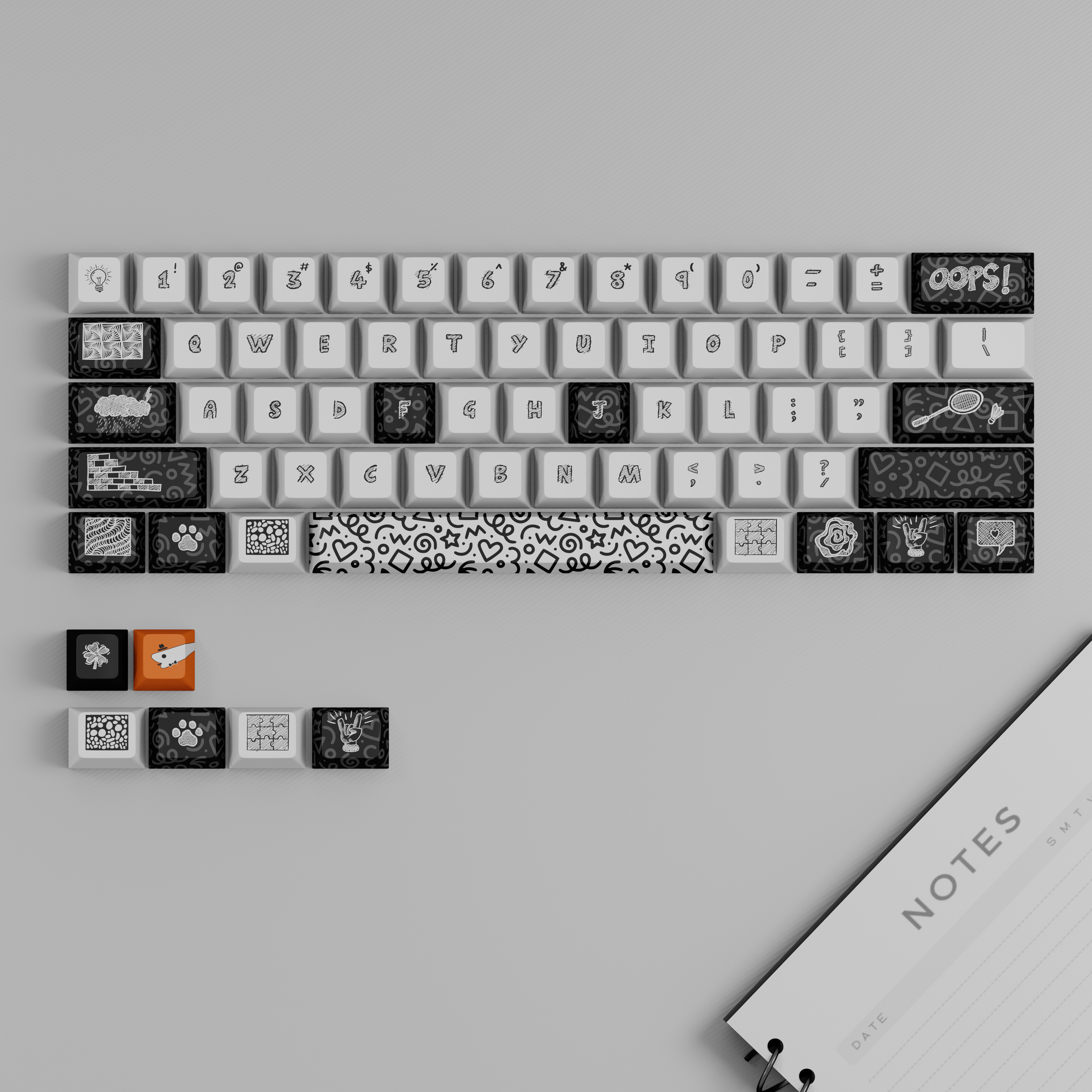 Something Sketchy - Custom Keycaps set