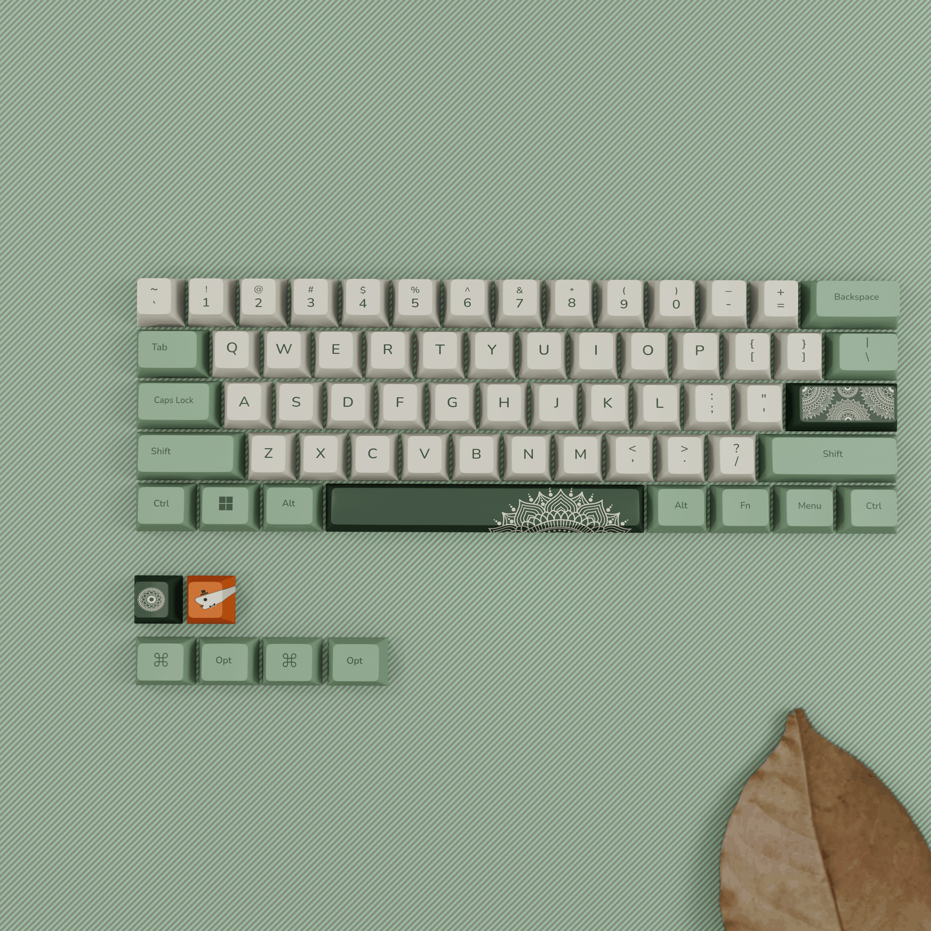 Elegant Heritage - Custom Keycaps set