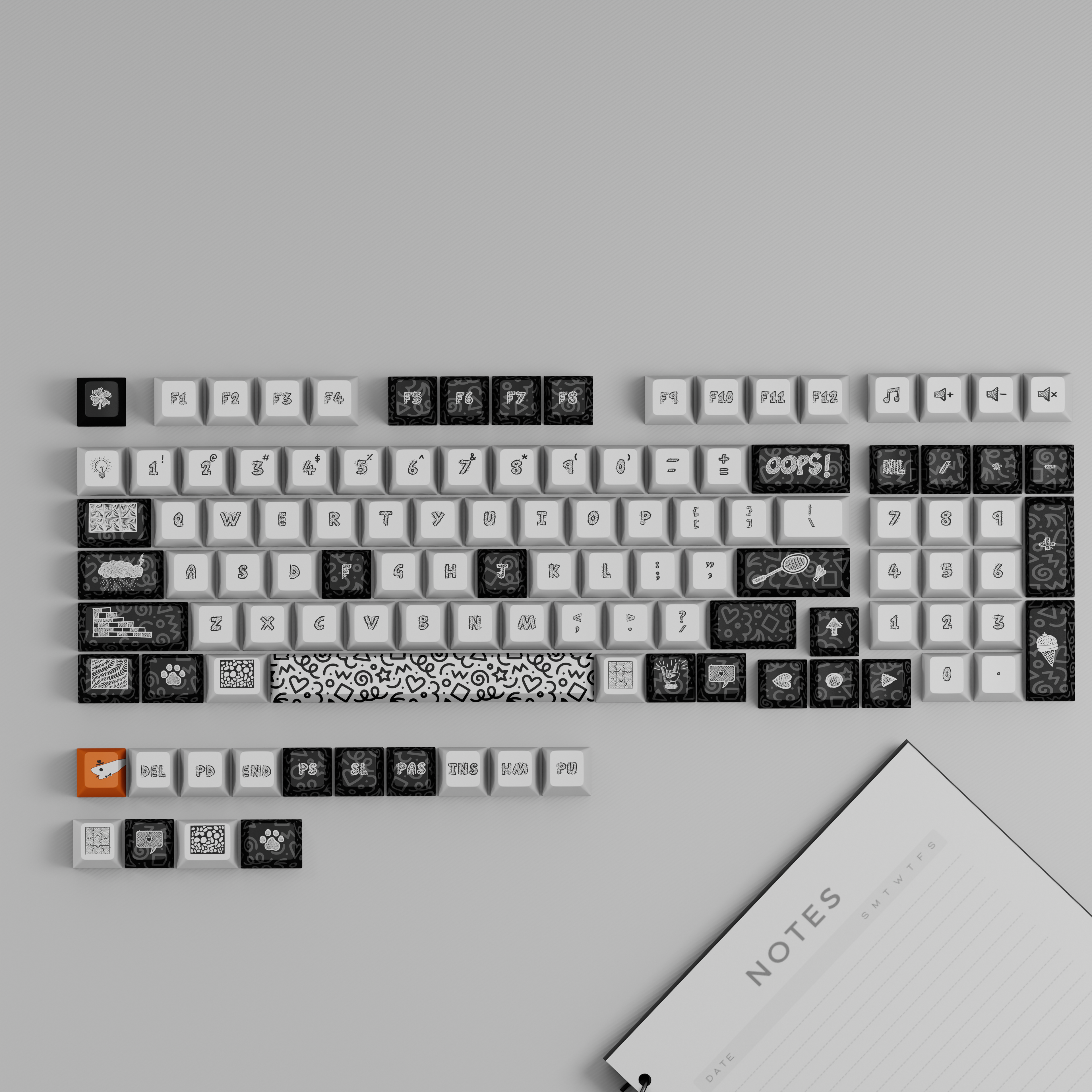 Something Sketchy - Custom Keycaps set