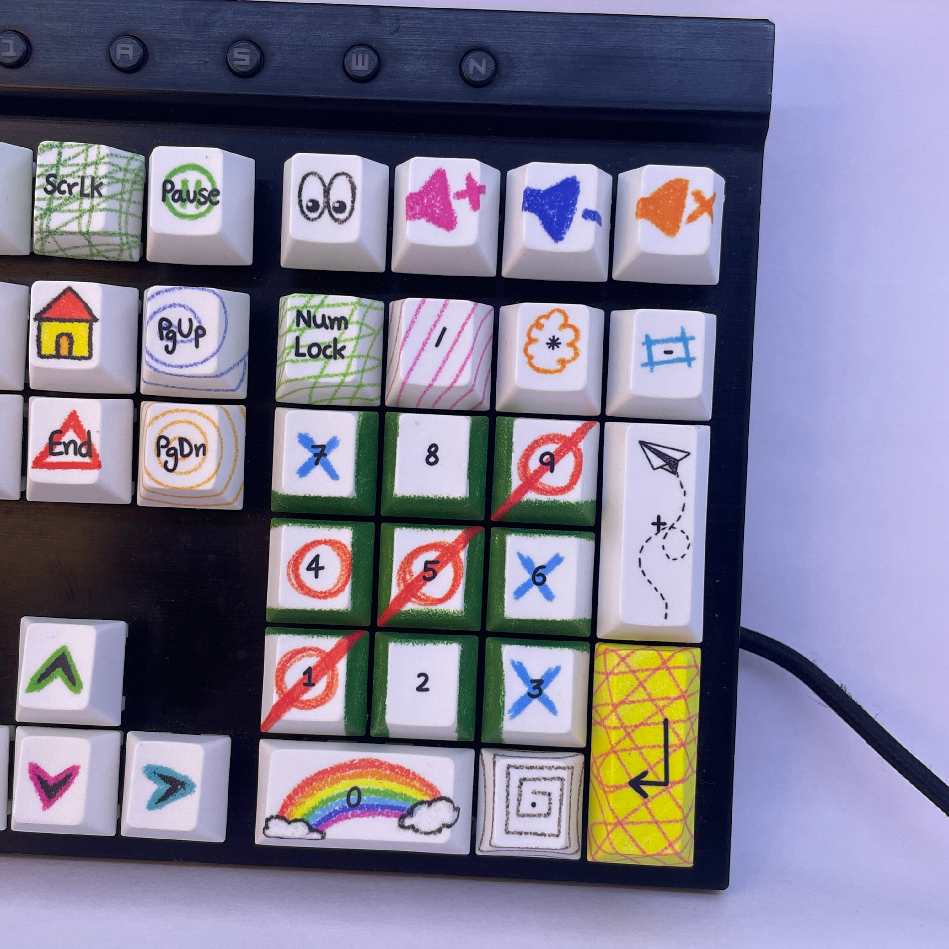 Crayon Chaos - Custom Keycaps set