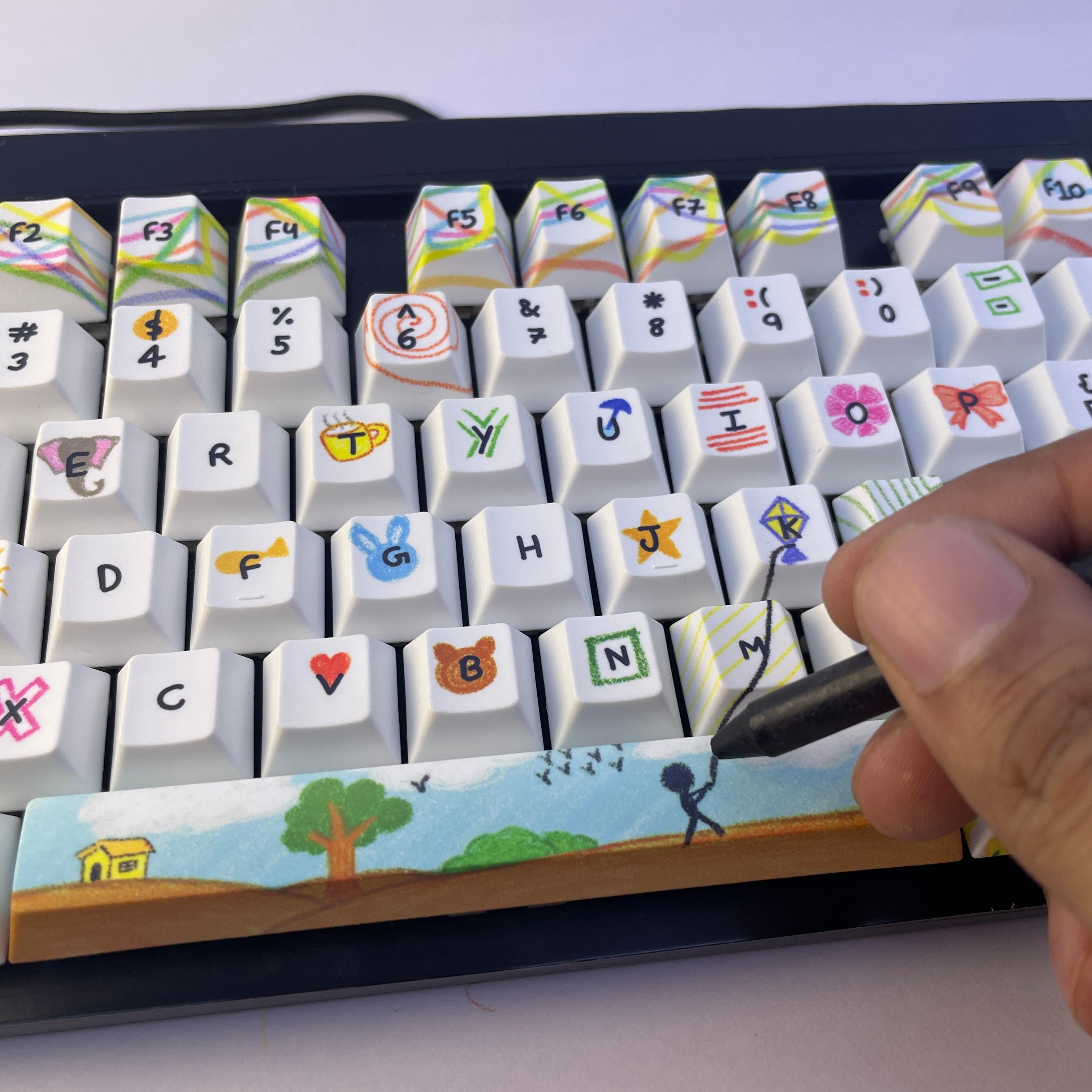 Crayon Chaos - Custom Keycaps set