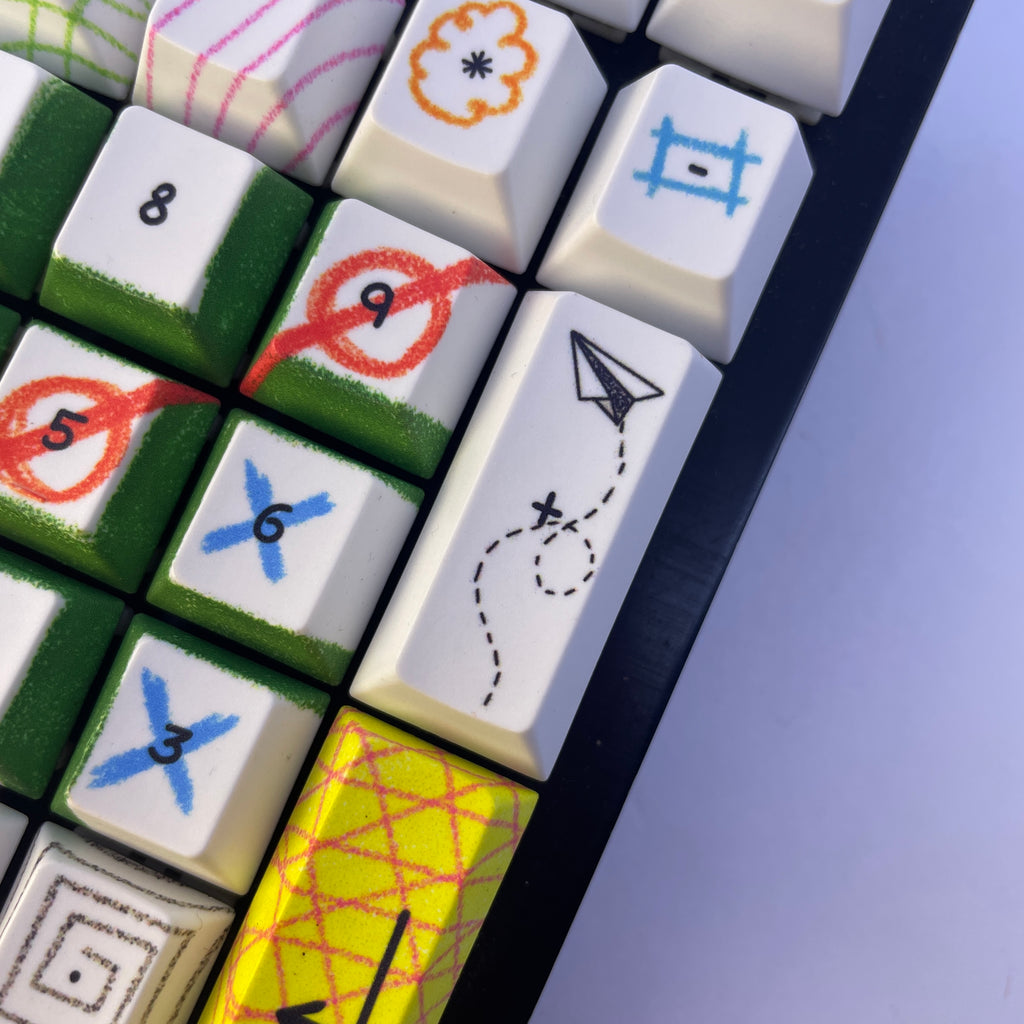 Crayon Chaos - Custom Keycaps set