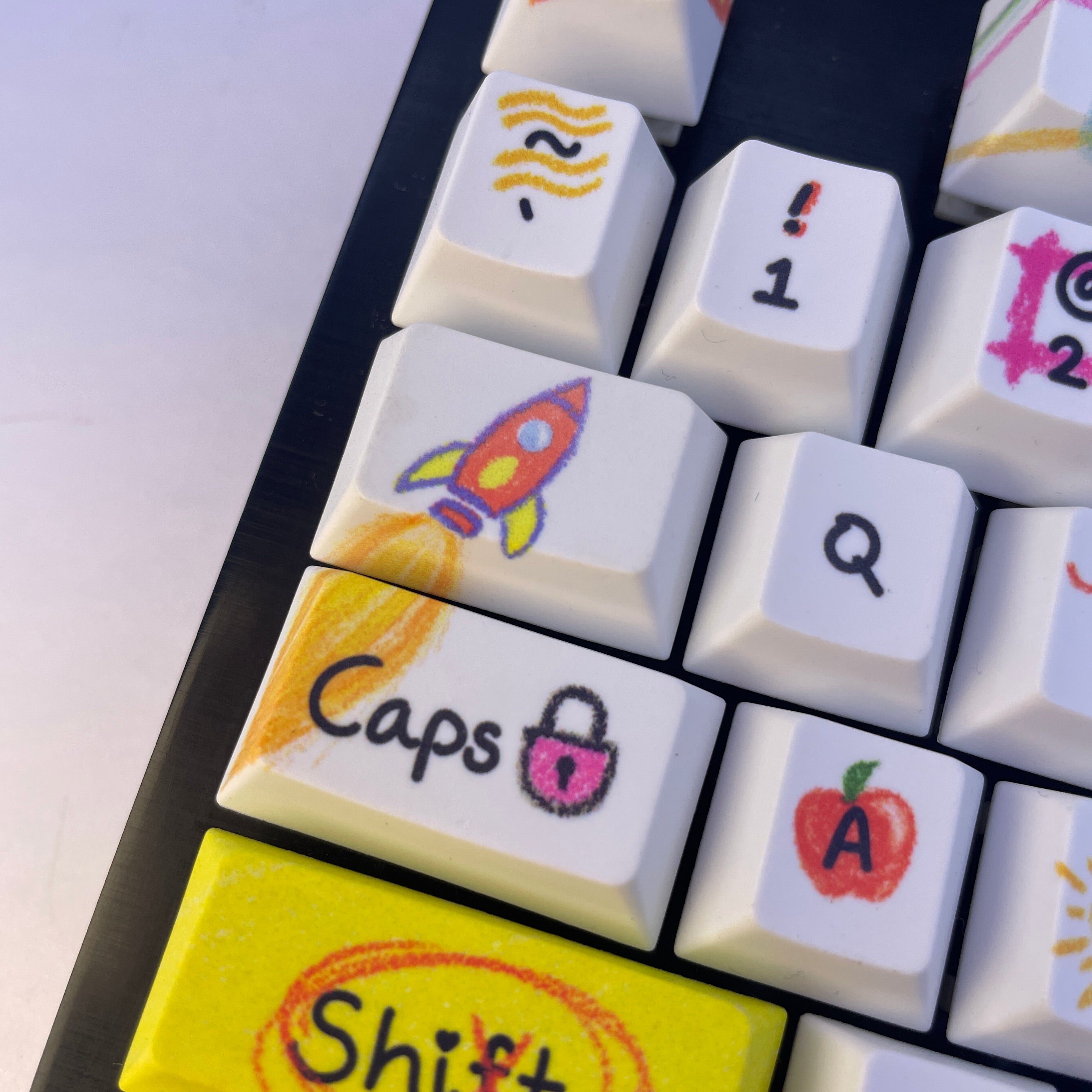 Crayon Chaos - Custom Keycaps set