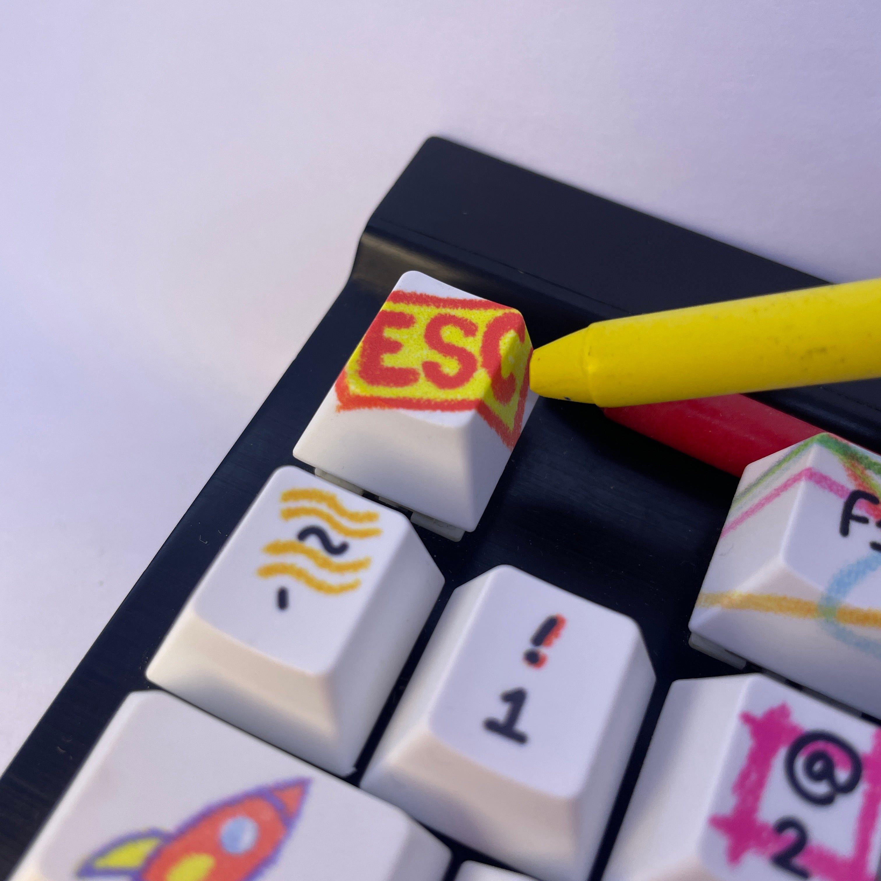 Crayon Chaos - Custom Keycaps set