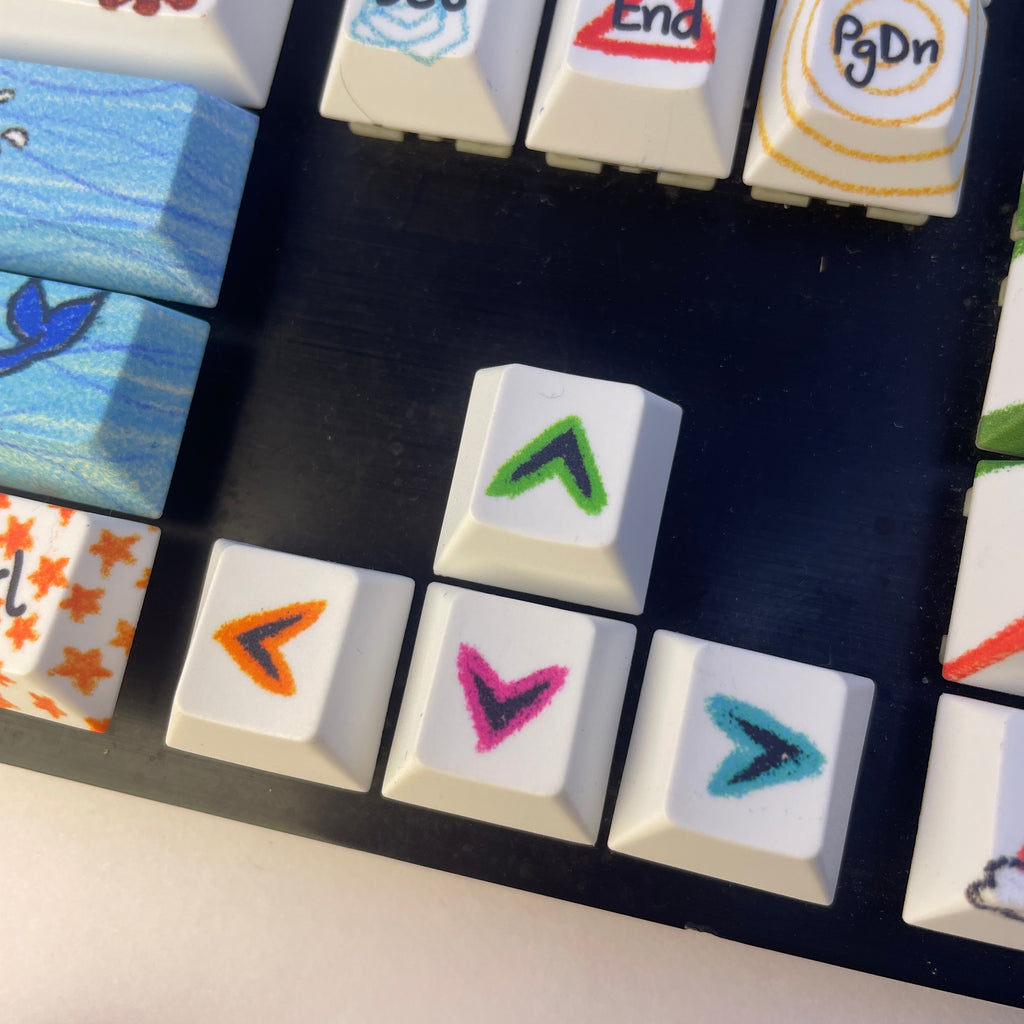 Crayon Chaos - Custom Keycaps set