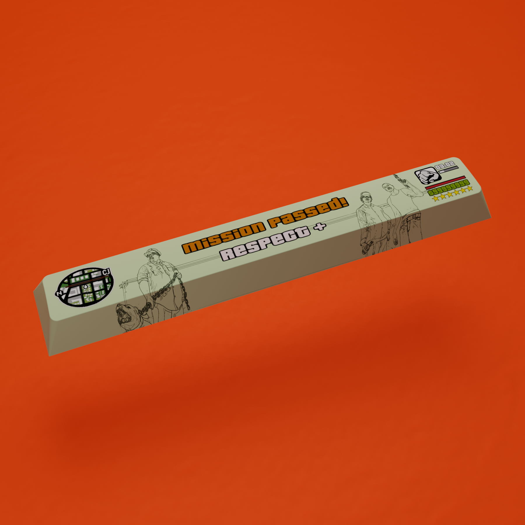 Mission Passed- Nostalgic gaming spacebar