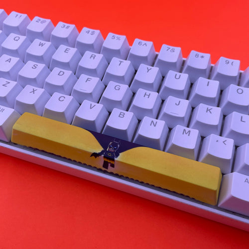 Dark Bat Rises - Superhero keycaps spacebar
