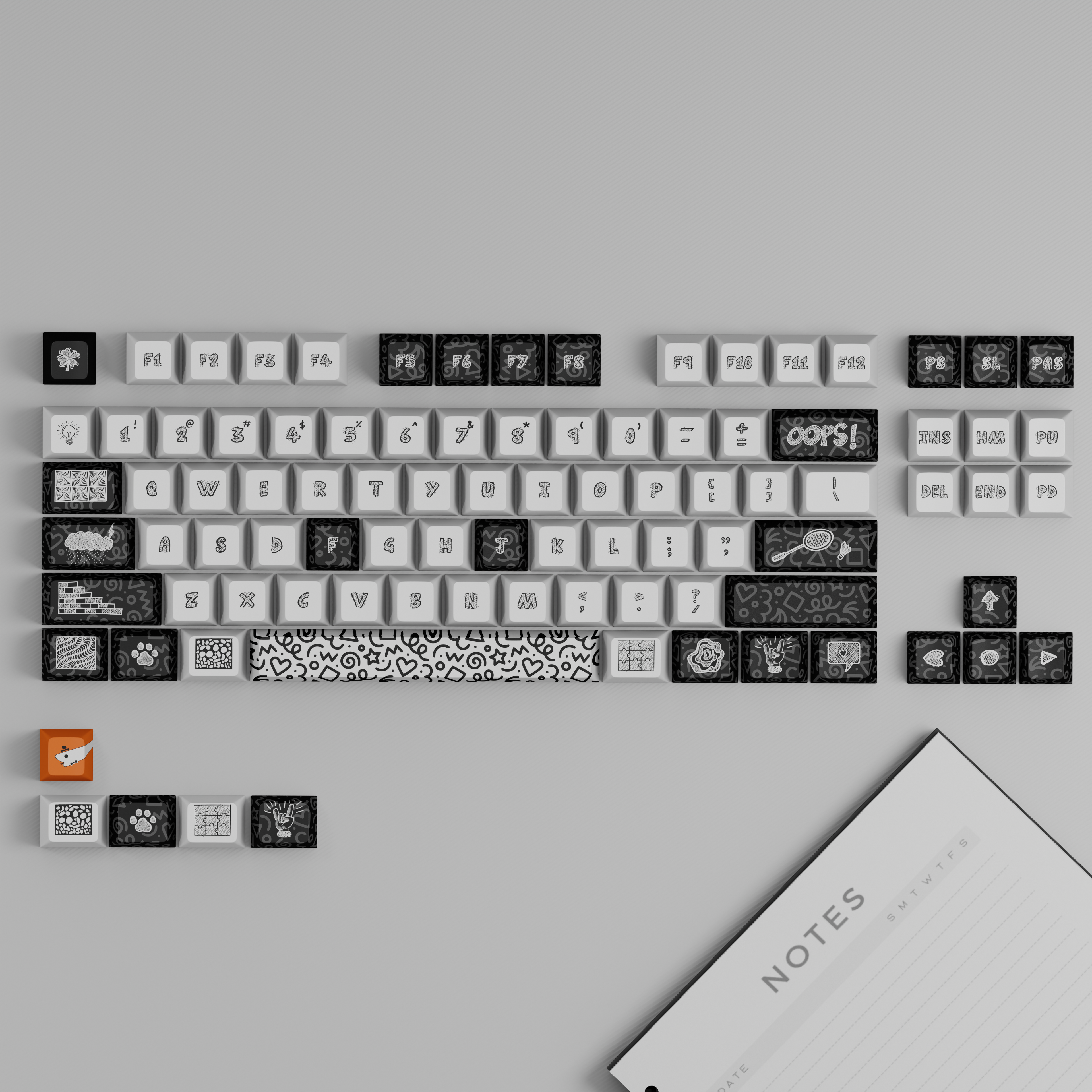 Something Sketchy - Custom Keycaps set
