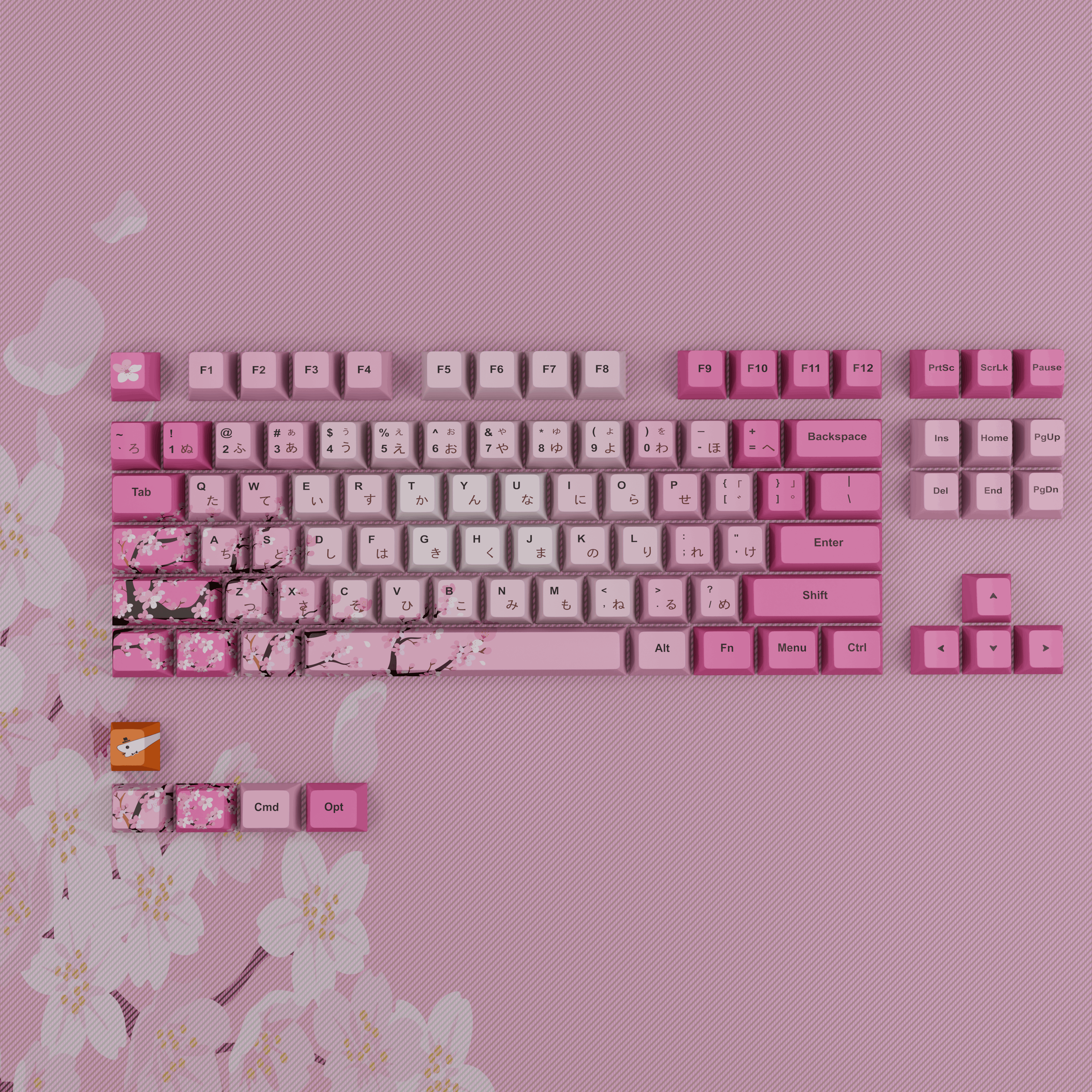 Cherry Blossom - Custom Keycaps set