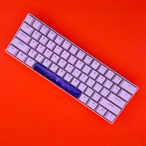 Icy Mountains SpaceBar | Custom PBT keycaps for Mechanical keyboard | 6.25u OEM-Profile - Image 3
