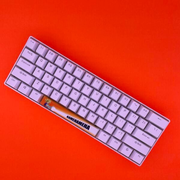 Goku (Dragon Ball Z) SpaceBar | Custom PBT keycaps for Mechanical keyboard | 6.25u OEM-Profile - Image 5
