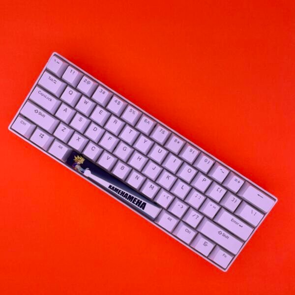 Goku (Dragon Ball Z) SpaceBar | Custom PBT keycaps for Mechanical keyboard | 6.25u OEM-Profile - Image 4