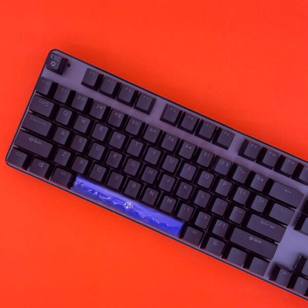 Icy Mountains SpaceBar | Custom PBT keycaps for Mechanical keyboard | 6.25u OEM-Profile - Image 4