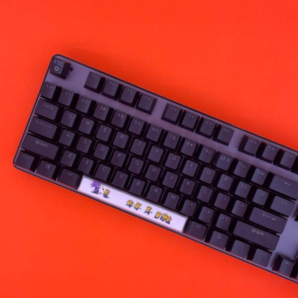 Minions SpaceBar | Custom PBT keycaps for Mechanical keyboard | 6.25u OEM-Profile - Image 4