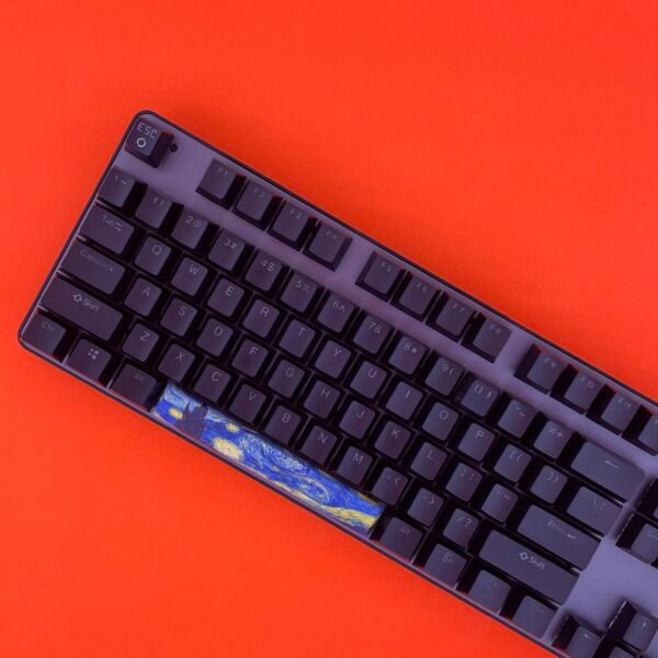 Starry Night SpaceBar | Custom PBT keycaps for Mechanical keyboard | 6.25u OEM-Profile - Image 4