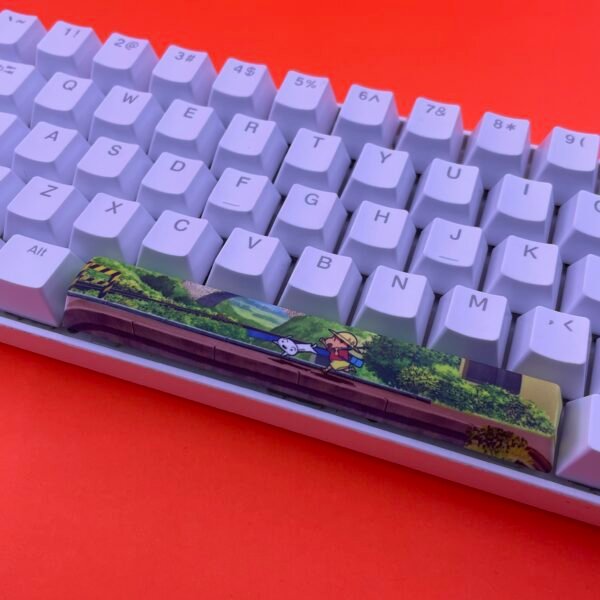 Shinchan SpaceBar | Custom PBT keycaps for Mechanical keyboard | 6.25u OEM-Profile - Image 2