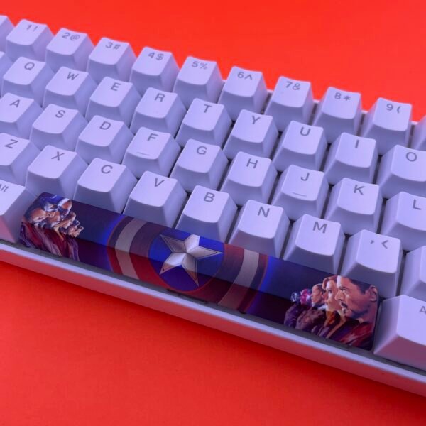 Civil War SpaceBar | Custom PBT keycaps for Mechanical keyboard | 6.25u OEM-Profile - Image 2