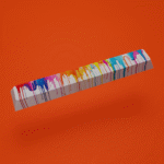 Dripping Colors SpaceBar | Custom PBT keycaps for Mechanical keyboard | 6.25u OEM-Profile