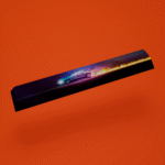 DeLorean Car (Back to Future) SpaceBar | Custom PBT keycaps for Mechanical keyboard | 6.25u OEM-Profile