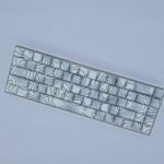 Topography : White Edition | Front Legends Backlit | Cherry profile PBT | Custom Keycaps set