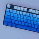 Ocean Waves | Front Legends Backlit | Cherry profile PBT | Custom Keycaps set